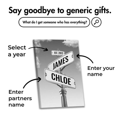 GRACEMADE STREETSIGN CANVAS