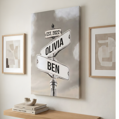 GRACEMADE STREETSIGN CANVAS