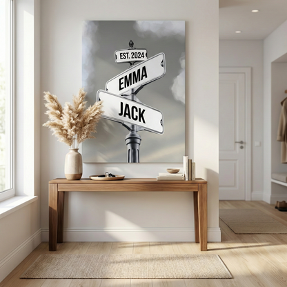 GRACEMADE STREETSIGN CANVAS