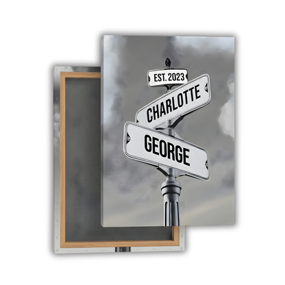 GRACEMADE STREETSIGN CANVAS